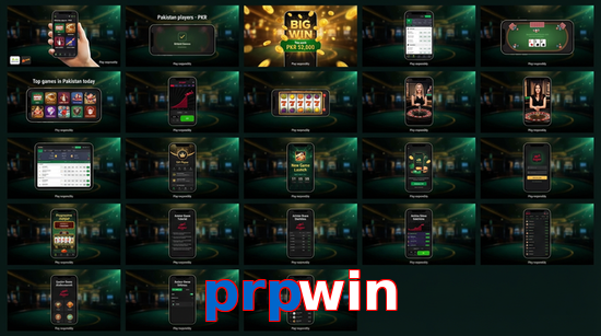 Main screen of Prpwin bet page for PK players