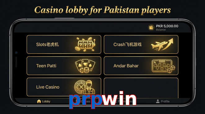 Lobby view of Prpwin for Pakistan users